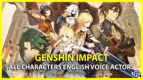 behind the voice actors|behind the voice actors genshin impact.